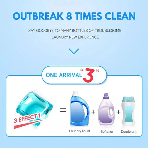 Bolas De Detergente Para Roupa Perfumadas De Longa Duração C