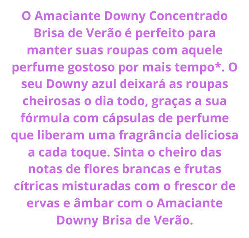 Lava Roupas Omo 3 Litros Amaciante Downy Concentrado 1,6 L