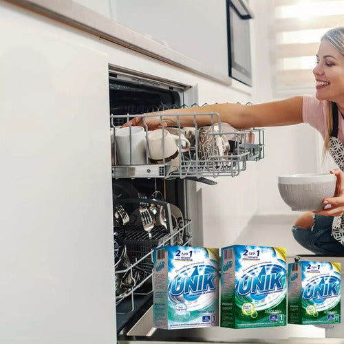Sabão Unik Máquina Lava Louça 2em1 C/ Secante Abrilhantador
